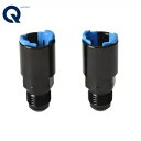 2 個 6AN オス フレア クイックディスコネクト アダプター 3/8 インチ、燃料レール EFI フィッティングへ 2PCS 6AN Male Flare Quick-Disconnect Adapter 3/8" To Fuel Rail EFI Fitting