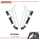 2020 ^ 2024 BMW F900XR アクセサリー 3D ゲルフロントマッドガードフェンダーデカールステッカー For 2020^2024 BMW F900XR Accessories 3D Gel Front Mud Guard Fender Decal Sticker