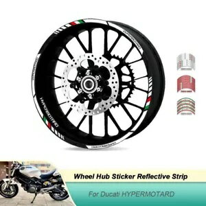 ѡ WORLDҸˤ㤨2008-2009 ɥƥ ϥѡ⥿ 1100 S ȥۥȿͥǥ륹ƥå For 2008-2009 Ducati Hypermotard 1100 S Motos Wheel Rim Reflective Decal StickerפβǤʤ51,700ߤˤʤޤ