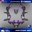 ヤマハ YFZ 450R グラフィックスキット 2009 2010 2011 2012 2013 デカールステッカー atv utv Yamaha YFZ 450R graphics kit 2009 2010 2011 2012 2013 decals stickers atv utv(2)