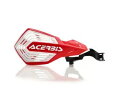 Acerbis K-Future ハンドガード レッド/ホワイト オートバイ ダートバイク エンデューロ用 Acerbis K-Future Handguards Red/White For Motorcycle Dirt Bike Enduro(2)