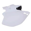 Polisport サイドパネル ナンバープレート ホワイト ヤマハ WR250F WR450F用 Polisport Side Panels Number Plates White For YAMAHA WR250F WR450F(2)