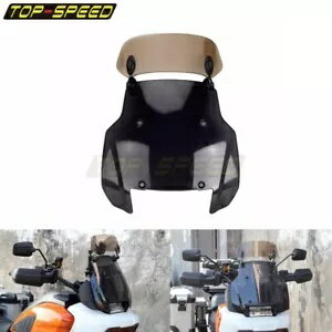 オートバイ クリア アドベンチャー 11 インチ フロントガラス ハーレー パン アメリカ 1250 スペシャル用 Motorcycle Clear Adventure 11