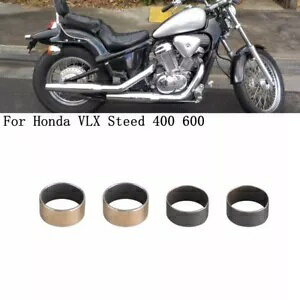 4 ピース上記アンダーショックアブソーバースリーブ鉄リングキットホンダ VLX スティード 400 600 4Pcs Above Under Shock Absorber Sleeve Iron Ring Kit For Honda VLX Steed 400 600