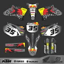 ヤマハ YZ250F YZ450F (2006-2009) YZ 250F YZ 450F-gris 用グラフィックスキット Graphics Kit for Yamaha YZ250F YZ450F (2006-2009) YZ 250F YZ 450F-gris(2)