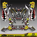 ポラリス プレデター 500 グラフィックス フル デカール ステッカー キット ATV Polaris Predator 500 graphics full decals stickers kit atv(2)