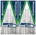 コーンホール ボード ラップ - シアトル シーホークス コーンホール Corn Hole Board Wrap - Seattle Seahawks Cornhole(2)