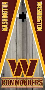 コーンホール ボード ラップ スキン - ワシントン コマンダーズ コーンホール Corn Hole Board Wrap Skin - Washington Commanders Cornhole