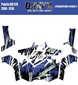 2008 - 2018 Polaris RZR 570 UTV եåå D37-3 ֥롼 2008 - 2018 Polar...
