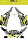 2015 - 2020 Arctic Cat Wildcat 700 スポーツ UTV グラフィック キット D36-5 イエロー 2015 - 2020 Ar...
