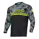 THOR 2024 SECTOR モトクロスジャージ DIGI ブラック/カモ 2912-2398 サイズ KIDS/YOUTH Lge THOR 2024 S...