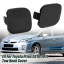 ブラック トヨタ プリウス 2010 2011 フロントバンパー牽引フックアイキャップカバー 1 ペア Black For Toyota Prius 2010 2011 Front Bumper Tow Hook Eye Cap Cover 1 Pair