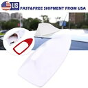 US フカヒレ ルーフ カー アンテナ ホワイト ラジオ FM/AM アンテナ カバー ユニバーサル ネジ 新品 US Shark Fin Roof Car Antenna White Radio FM/AM Antena Cover Universal Screw NEW(2)