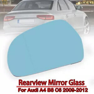 アウディ A3 S3 A4 S4 B8 A5 A6 S6 C6 A8 左側 LH 加熱されたウイングミラーガラス新 For AUDI A3 S3 A4 S4 B8 A5 A6 S6 C6 A8 Left Side LH Heated Wing Mirror Glass New