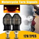 2 個オートバイ LED ターンシグナルインジケータウインカーライトスモークスズキホンダ 2PCS Motorcycle LED Turn Signal Indicator Blinker Lights Smoked For Suzuki Honda(2)