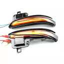 2016-2022 トヨタ タコマ スモーク シーケンシャル LED サイドミラー ターンシグナルライト用 For 2016-2022 Toyota Tacoma Smoke Sequential LED Side Mirror Turn Signal Lights