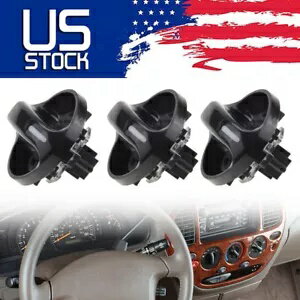 エアコン & ヒーター コンディショニング コントロール ノブ トヨタ タンドラ 2000-2006 3 個 ブラック Air & Heating Conditioning Control Knob For Toyota Tundra 2000-2006 3Pcs Black