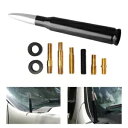 CAR BULLET 50 CAL アンテナ FM/AM 信号ラジオ ブラック + シルバー フィット ハイランダー トヨタ CAR BULLET 50 CAL ANTENNA FM/AM SIGNAL RADIO BLACK+SILVER Fit HIGHLANDER TOYOTA