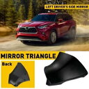 1/2 セットドライバー左側バックミラー三角ミラーベースカバートヨタハイランド用 1/2set Driver Left Side Rearview Triangle Mirror Base Cover For Toyota Highlande