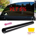 20 インチ x フィート 10 フィート ロール ノーカット 車の窓 %5 ダークティント ブラック フィルム 遮熱 20" Inch x Feet 10' Roll Uncut Car Window %5 Dark Tint Black Film Heat Repellent