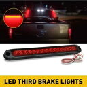 ユニバーサル 15 LED カーマウントレベルハイサード 3RD ブレーキストップリアテールライト 12V Universal 15 LED Car Mount...