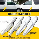 4x リアフロント右左外側アウトサイドドアハンドル 98-2003 トヨタ シエナ用 4x Rear Front Right Left Exterior Outside Door Handles for 98-2003 Toyota Sienna(2)