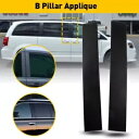 タウンカントリーグランドキャラバン用フロント左側右側Bドアアップリケピラー2個 2PCS Front Left Side Right B Door Appliq...