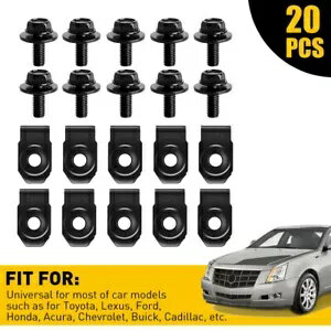 ܥǥ ȥ西 ܥ&Uʥå å -  - M6-1.0x20mm 10mm ϻ - 20 (10) #150 For Body Toyota Bolts&U-nut Clips- Long- M6-1.0x20mm 10mm Hex- 20pcs (10ea) #150