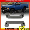 1986-1997 日産ハードボディ D21 フロンティアピックアップアームレストドアハンドルセットグレー For 1986-1997 Nissan Hardbody D21 Frontier Pickup Armrest Door Handle Set Gray