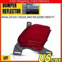 リアバンパーリフレクター高品質ドライバーライトサイド 2014-2019 トヨタ ハイランダー用 Rear Bumper Reflector Quality Driver Light Side For 2014-2019 Toyota Highlander