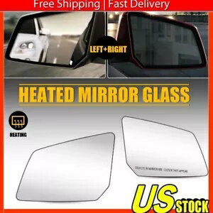 左右加熱されたウイングミラーサイドガラス GMC Acadia シボレートラバース用 Left Right Heated Wing Mirror Side Glass Fit For GMC Acadia CHEVROLET Traverse