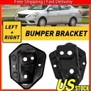 2013-2019 Versa フロント日産バンパーサポートリテーナーブラケットスチール 2 個に適合 Fit For 2013-2019 Versa Front Nissan Bumper Support Retainer Bracket Steel 2pcs(2)