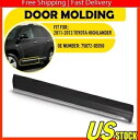 フロント左ドアモールディング運転席側 2011-2013 トヨタ ハイランダー 75072-0E050 Front Left Door Molding Driver Side For 2011-2013 Toyota Highlander 75072-0E050