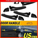ブラック アウトサイド エクステリア ハンドル セット ドア 4 個 2017-20 ヒュンダイ エラントラ USA Black Outside Exterior Handle Set Door of 4 For 2017-20 Hyundai Elantra USA