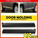 フロント左+右ドア下部モールディングサイドトリム 2011-2013 トヨタ ハイランダー用 Front Left+Right Door Lower Molding Side Trim For 2011-2013 Toyota Highlander