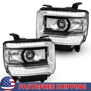 14-18 GMC  2500HD 3500HD 1500 LED DRL ॢСإåɥ饤ȥץå For 14-...