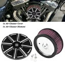 エアクリーナーエレメントカバーハーレーダイナエレクトラグライドヘリテージソフテイルファットボーイ用 Air Cleaner Element Cover For Harley Dyna Electra Glide Heritage Softail Fatboy(2)