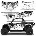 UTV グラフィックス キット デカール ステッカー Textron Wildcat XX 2018 以降 ICE ホワイト UTV Graphics Kit ...