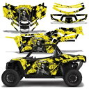 UTV グラフィックス キット デカール ステッカー Textron Wildcat XX 2018 以降 REAPER YLLW 用 UTV Graphics...