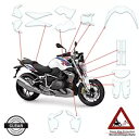 BMW R1250 R 2019-2023 に適した TPU ペイント保護フィルム クリア- TPU paint protection film suitable for BMW R1250 R 2019-2023 clear-(2)