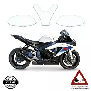 タンクプロテクターフィルムはスズキ GSX-R 600/750 2008 クリアに適合します。 Tank protector film fits Suzuki GSX-R 600/750 2008 clear-