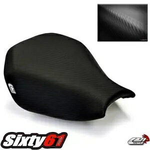 Kawasaki ZX10R シートカバー 2006 2007 Luimoto フロント ブラック カーボン Ninja ZX 10R Kawasaki ZX10R Seat Cover 2006 2007 Luimoto Front Black Carbon Ninja ZX 10R