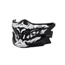 スコーピオン ブラック/ホワイト コバート スカル フェイス マスク - 52-546-18 Scorpion Black/White Covert Skull Face Mask - 52-546-18