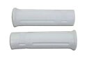 ホワイトベックプラスチックグリップセットはハーレーダビッドソン 28-0961 に適合します White Beck Plastic Grip Set fits Harley-Davidson 28-0961