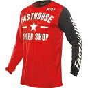 ファストハウス カーボン ユース ジャージ、レッド/ブラック Fasthouse Carbon Youth Jersey, Red/Black