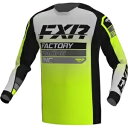FXR レーシング クラッチ ジャージ、ブラック/フロー イエロー/グレー FXR Racing Clutch Jersey, Black/Flo Yellow...