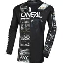 オニール エレメント アタック ユース ジャージ、ブラック/ホワイト O'Neal Element Attack Youth Jersey, Black/Whi...