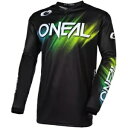 オニール レーシング エレメント ボルテージ ジャージ、ブラック/グリーン/ブルー O'Neal Racing Element Voltage Jersey, ...