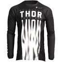 Thor Pulse Vapor ジャージ、ブラック/ホワイト Thor Pulse Vapor Jersey, Black/White