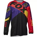 Fox Racing 180 Xpozr ユース ジャージ、レッド/ブラック/パープル Fox Racing 180 Xpozr Youth Jersey, R...